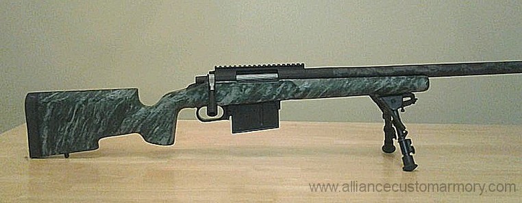 338 Lapua custom rifle